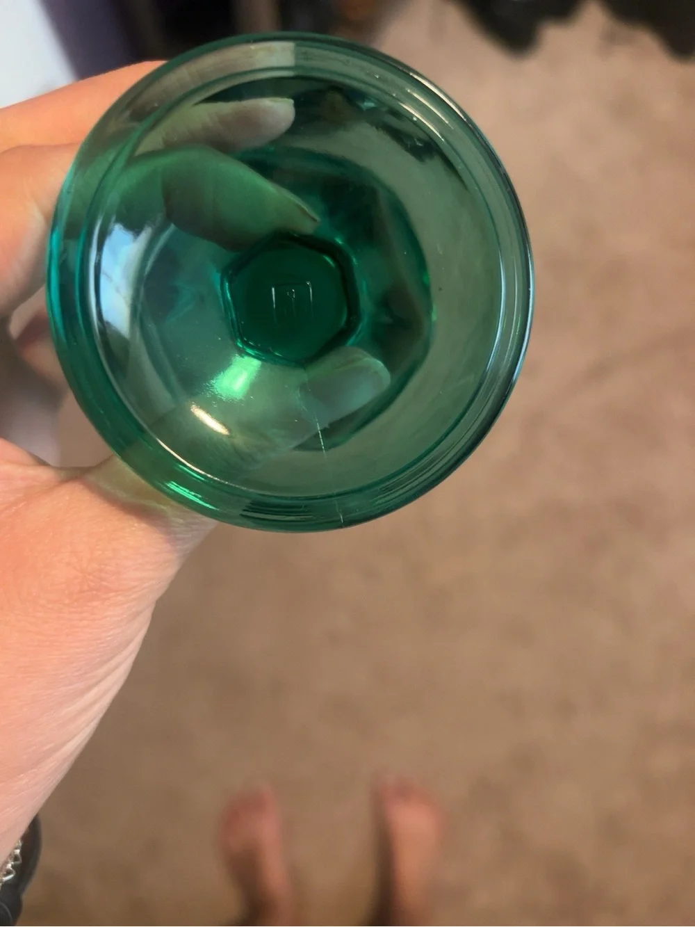 Vintage Anchor Hocking Emerald Green Footed Sherbet Dessert Glasses – Set of 2